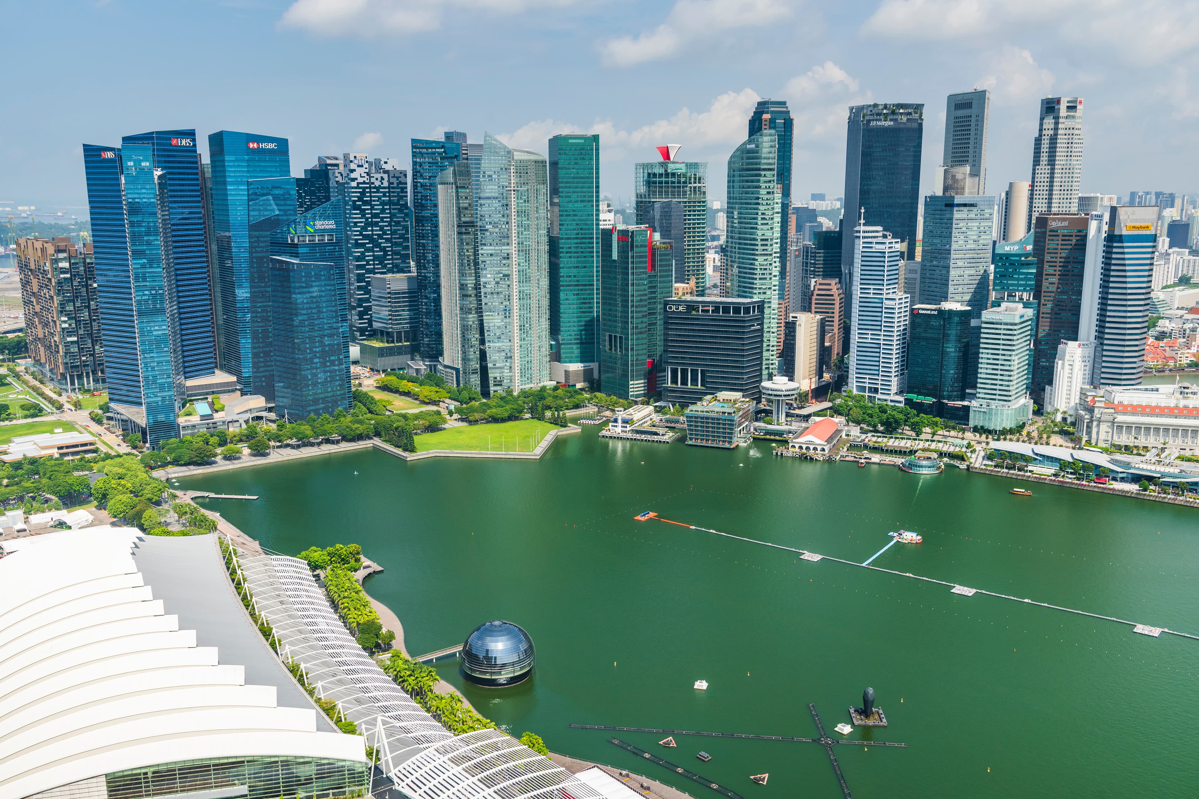 ラッフルズ・プレイス（Raffles Place）の景色