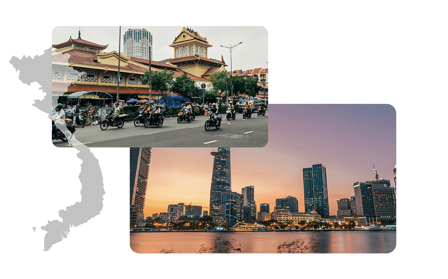 ホーチミンの景色