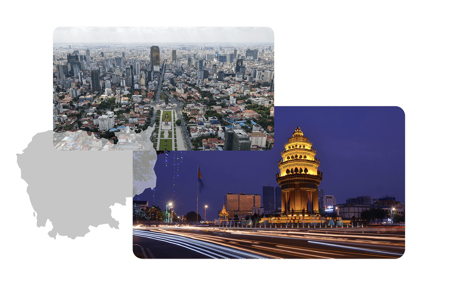 プノンペンの景色