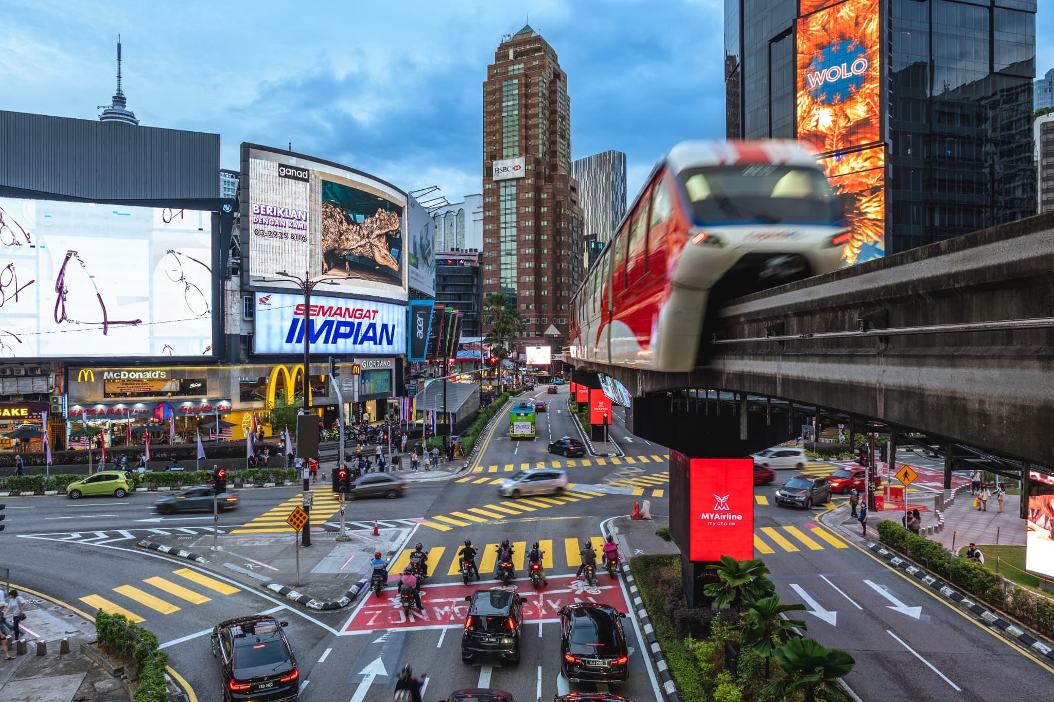 ブキッ・ビンタン(Bukit Bintang)の景色