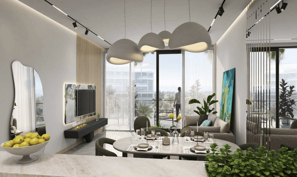 DAMAC Lagoon Viewsの部屋