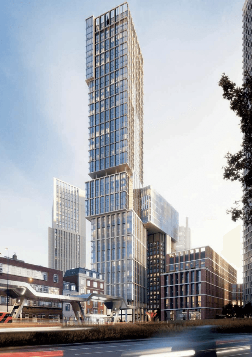 DAMAC TOWER NINE ELMS LONDONの外観