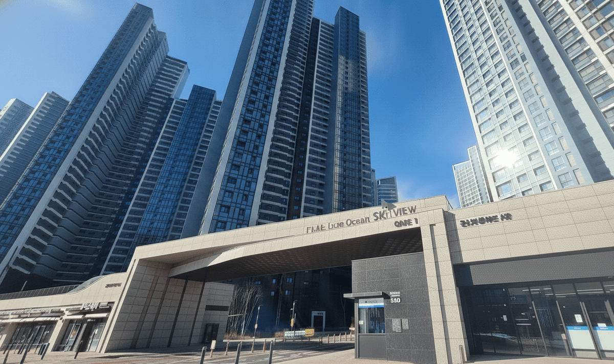 Songdo Luxe Ocean SK View Apartmentsのlayout