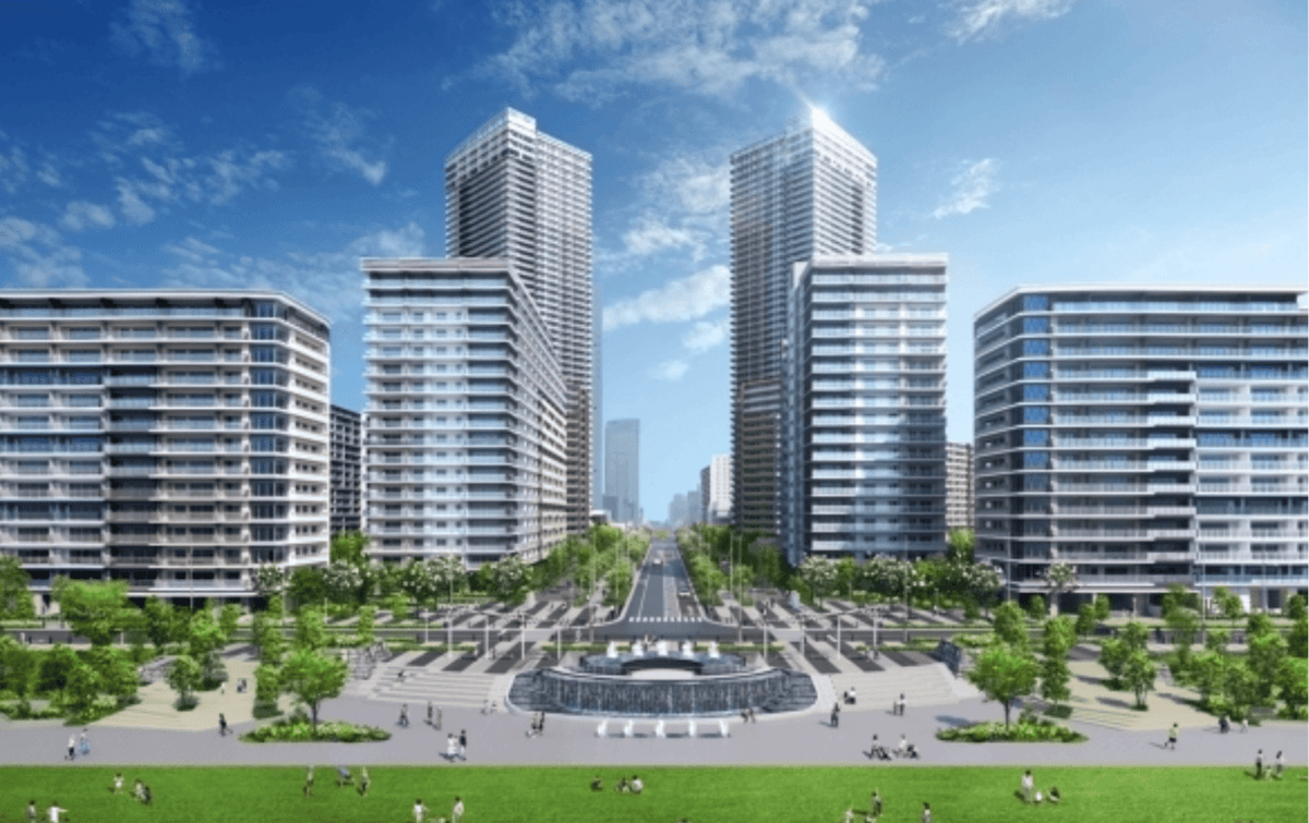 HARUMI FLAG SUN VILLAGE T Buildingの外観