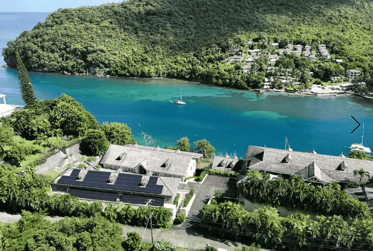 Villa Marigotの外観
