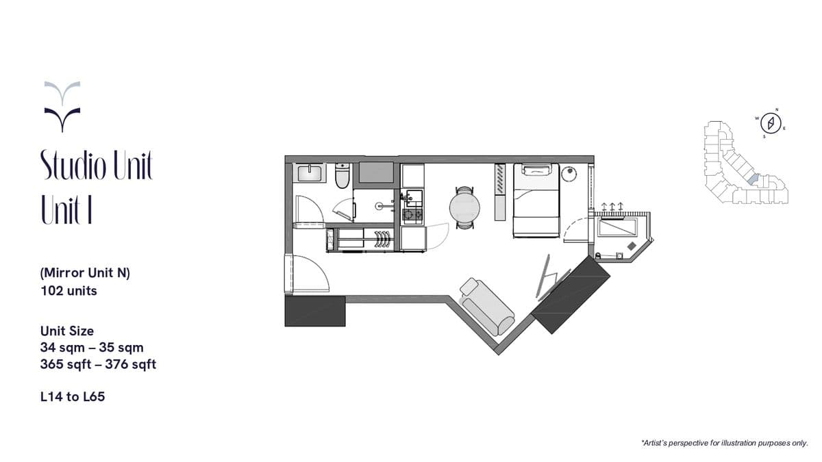 LayaのStudioの間取り